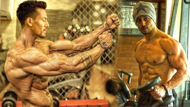 'Tiger Shroff\'s Gym Workout For Heropanti 2 Video LEAKED | STER0lD Body Building'