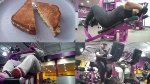 'CONFESSIONS OF AN OBESE WOMAN FED UP DAY #38 PLANET FITNESS Ab WORKOUT'