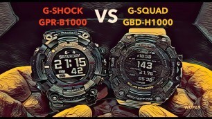 'CASIO G-SHOCK G-SQUAD GBD-H1000 vs GPR-B1000 Rangeman - Release April 2020 - What\'s your thoughts?'
