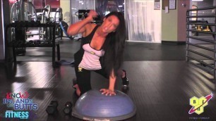 'KNOw Ifs, Ands Or Butts with Amanda Latona - Episode 31: Rear Lateral Raise on Bosu Ball'