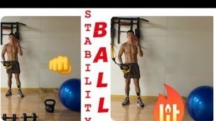 'STABILITY BALL EXERCISES/MACFITNESS FIRST'