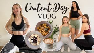 'Fitness Vlog | Content Day | Food Freedom | Finding Balance'