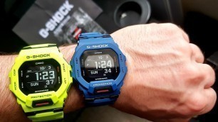 'Casio G-Shock GBD-200 Blue Fitness Watch'