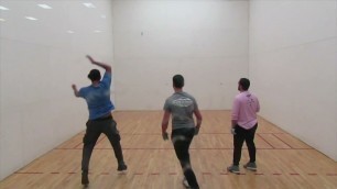 'LA Fitness - 4 Wall - Buby & Matt vs Abir & Mohammad - Filmed By Handball Social - 2.1.2022'