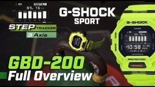 'G-Shock GBD-200 Full Overview'