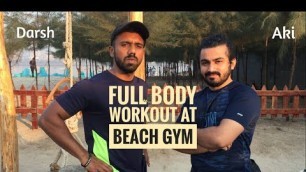 'Full Body Workout At Beach Gym in Mumbai'