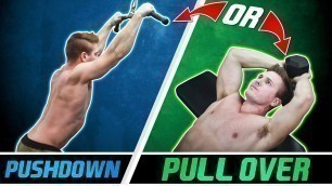 'Lat Pushdown VS Dumbbell Pull-Over | (WHICH BUILDS BIGGER LATS?)'